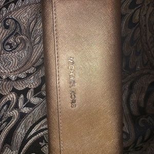 MK Michael Kors Metallic Gold Wallet